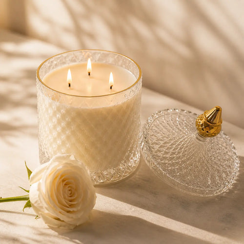 The Vionami Trio — Rare Flower Candle Collection